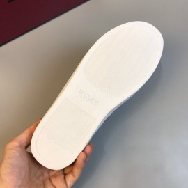 Bally Fashion Calf Leather Casual Shoes For Men White