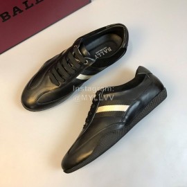Bally Fashion Black Calf Leather Casual Shoes For Men 