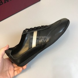 Bally Fashion Black Calf Leather Casual Shoes For Men 