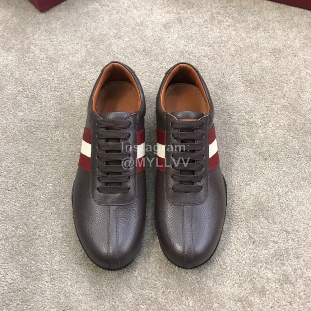 Bally Spring Summer Calf Leather Casual Sneakers For Men 