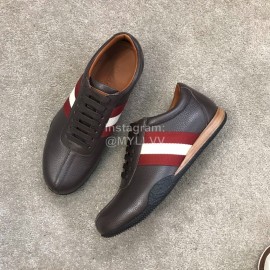 Bally Spring Summer Calf Leather Casual Sneakers For Men 