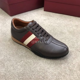 Bally Spring Summer Calf Leather Casual Sneakers For Men 