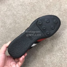 Bally Spring Summer Calf Leather Casual Sneakers For Men Red