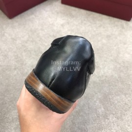 Bally Spring Summer Calf Leather Casual Sneakers Black For Men 