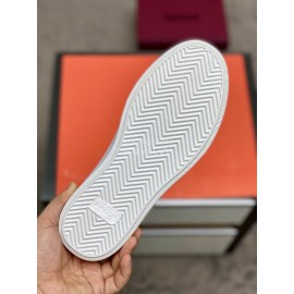 Bally Napa Leather Lace Up Casual Shoes White