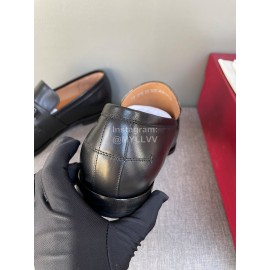 Bally Autumn Winter New Calf Leather Shoes For Men Black