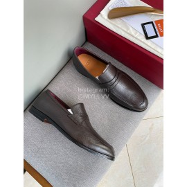 Bally Autumn Winter New Calf Leather Shoes For Men