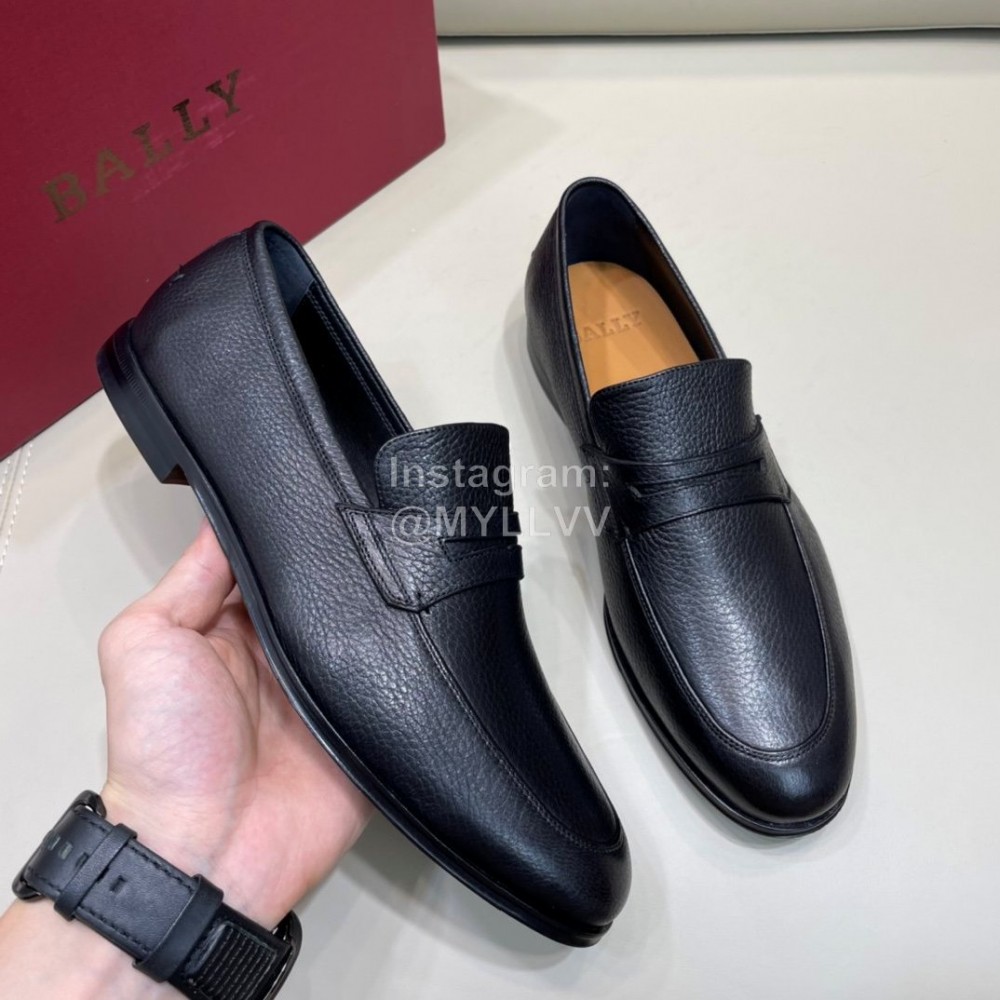 Bally Autumn Winter Black New Calf Leather Shoes For Men