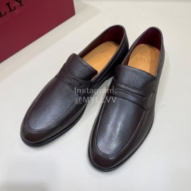 Bally Autumn Winter New Calf Leather Shoes Black For Men