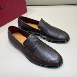 Bally Autumn Winter New Calf Leather Shoes Black For Men