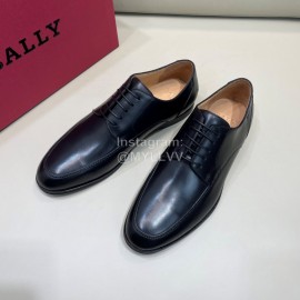 Bally Autumn Winter New Calf Leather Casual Shoes For Men Black