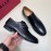 Bally Autumn Winter New Calf Leather Casual Shoes For Men Black