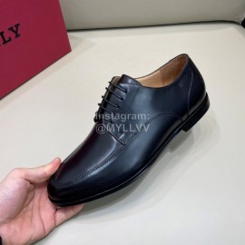 Bally Autumn Winter New Calf Leather Casual Shoes For Men Black