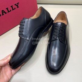 Bally Autumn Winter New Calf Leather Casual Shoes For Men Black