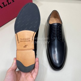 Bally Autumn Winter New Calf Leather Casual Shoes For Men Black