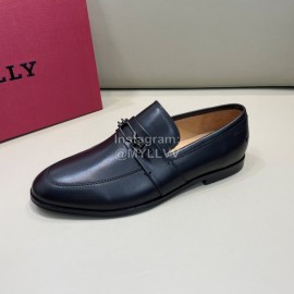 Bally Autumn Winter New Black Calf Leather Casual Shoes For Men