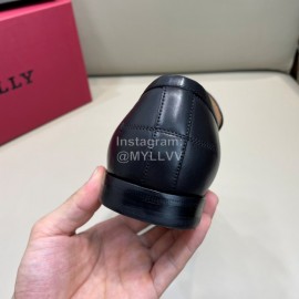 Bally Autumn Winter New Black Calf Leather Casual Shoes For Men