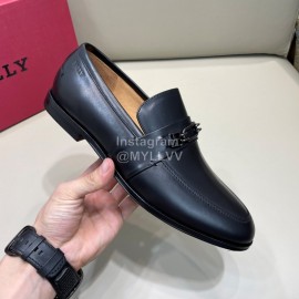 Bally Autumn Winter New Black Calf Leather Casual Shoes For Men