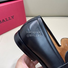 Bally Autumn Winter New Black Calf Leather Casual Shoes For Men