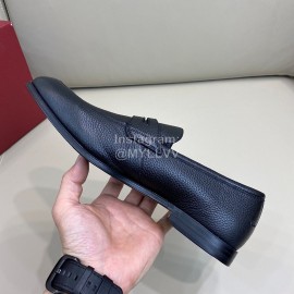 Bally Soft Calf Leather Casual Shoes For Men Black