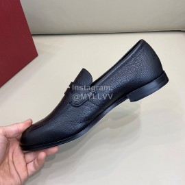 Bally Soft Calf Leather Casual Shoes For Men Black