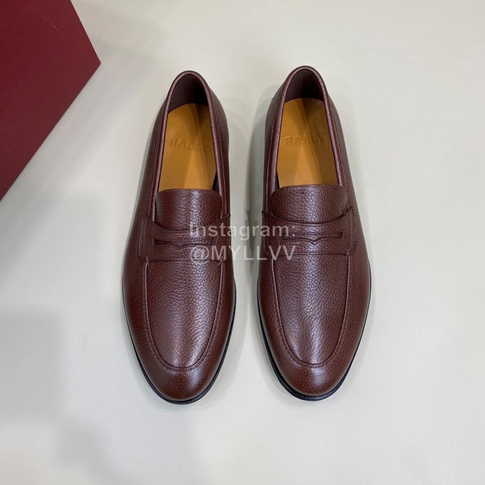 Bally Soft Calf Leather Casual Shoes For Men Brown
