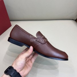 Bally Soft Calf Leather Casual Shoes For Men Brown