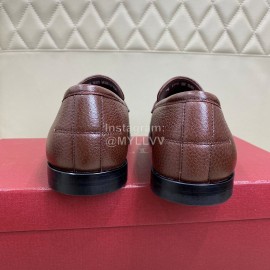 Bally Soft Calf Leather Casual Shoes For Men Brown
