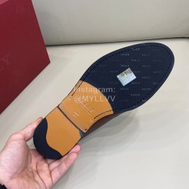 Bally Soft Calf Leather Casual Shoes For Men Brown