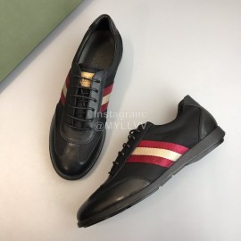 Bally Calf Leather Lace Up Casual Shoes For Men 