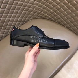 Bally Calf Leather Lace Up Black Business Shoes For Men 