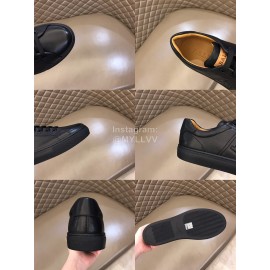 Bally Spring Summer Calfskin Casual Shoes For Men Black