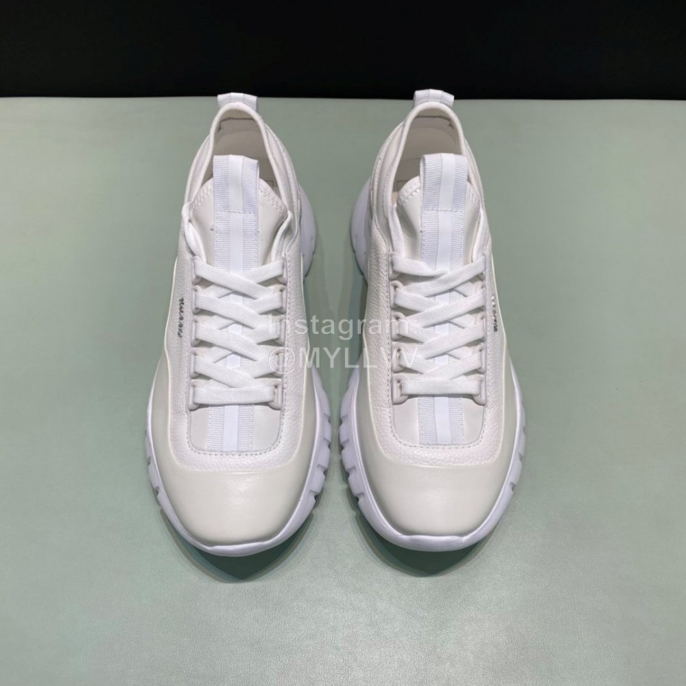 Bally Bikki Light Leather Casual Sneakers For Men White