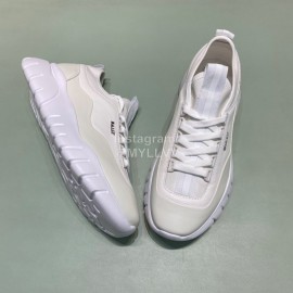 Bally Bikki Light Leather Casual Sneakers For Men White