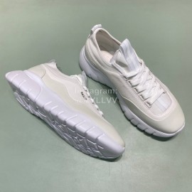 Bally Bikki Light Leather Casual Sneakers For Men White