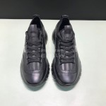 Bally Bikki Light Leather Casual Sneakers For Men Black