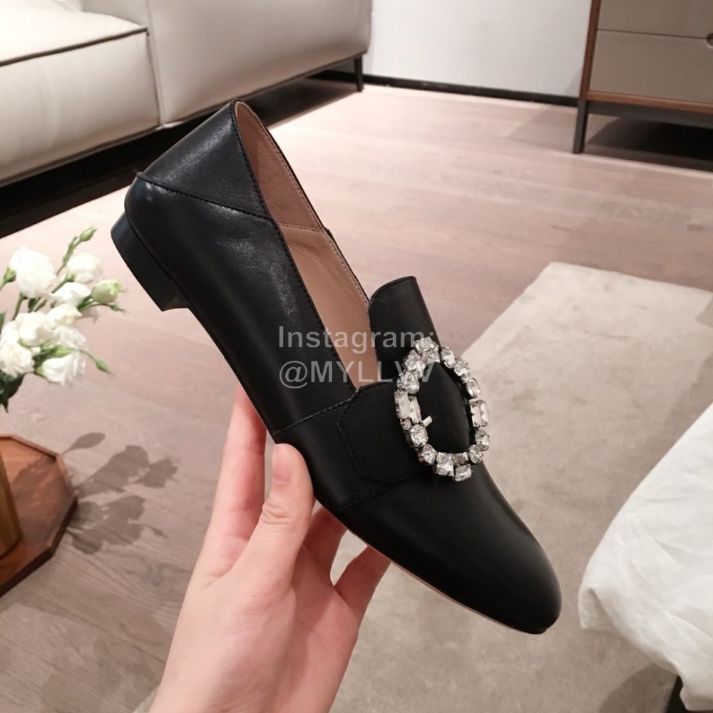 Bally Spring Fashion Calfskin Shoes For Women Black