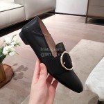 Bally Spring Fashion Black Calfskin Shoes For Women 