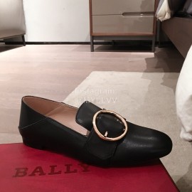 Bally Spring Fashion Black Calfskin Shoes For Women 