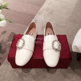 Bally Spring Fashion Calfskin Shoes For Women White