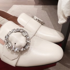 Bally Spring Fashion Calfskin Shoes For Women White