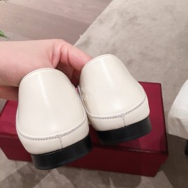 Bally Spring Fashion White Calfskin Shoes For Women 