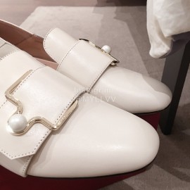 Bally Spring White Fashion Calfskin Shoes For Women 