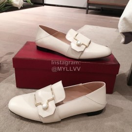 Bally Spring White Fashion Calfskin Shoes For Women 