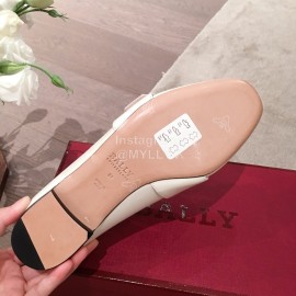Bally Spring White Fashion Calfskin Shoes For Women 