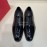 Balmain Calf Leather Lace Up Black Shoes For Men