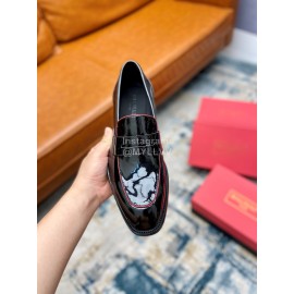 Balmain New Black Calf Leather Shoes For Men