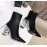 Balmain Autumn Winter Cowhide Pointed B Heel Short Boots For Women Black