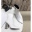 Balmain Autumn Winter Cowhide Pointed B Heel Short Boots For Women White