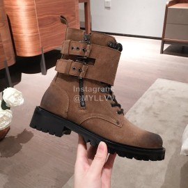 Balmain Autumn Winter Cool Calf Strap Martin Boots..